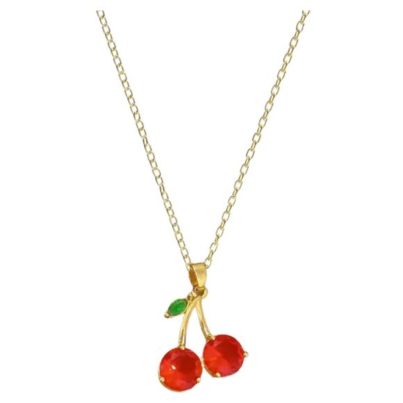 Kinsley Armelle Jewelry - RETAIL $35 Kinsley Armelle Cherie Collection Cherry Necklace